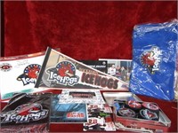 Rockford Ice hogs collection. Hockey pucks.