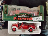 2 New diecast Firetrucks