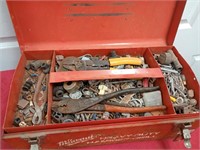 Milwaukee toolbox with contents