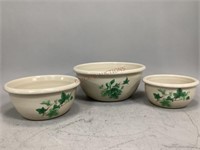 Shakers and Thangs Pottery Mixing Bowls