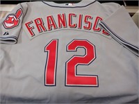 BEN FRANCISCO TEAM ISSUED CLEVELAND INDIANS JERSEY