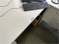 Laminated Office Desk, Return & Chair
