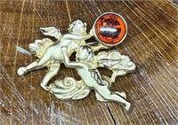 Vintage Collection Angelic Jewelry Brooch Louis St