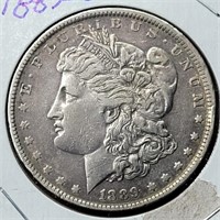 1889 0 MORGAN SILVER DOLLAR