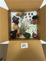 12" x 12' Box Lot Stone Animals as Shown