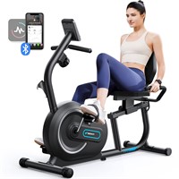 MERACH Recumbent Exercise Bike for Home with Smart