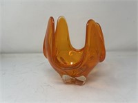 Orange Hankerchief Vase