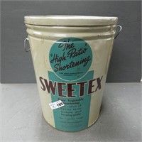 Sweetex Pure Vegetable Shortening Tin Can