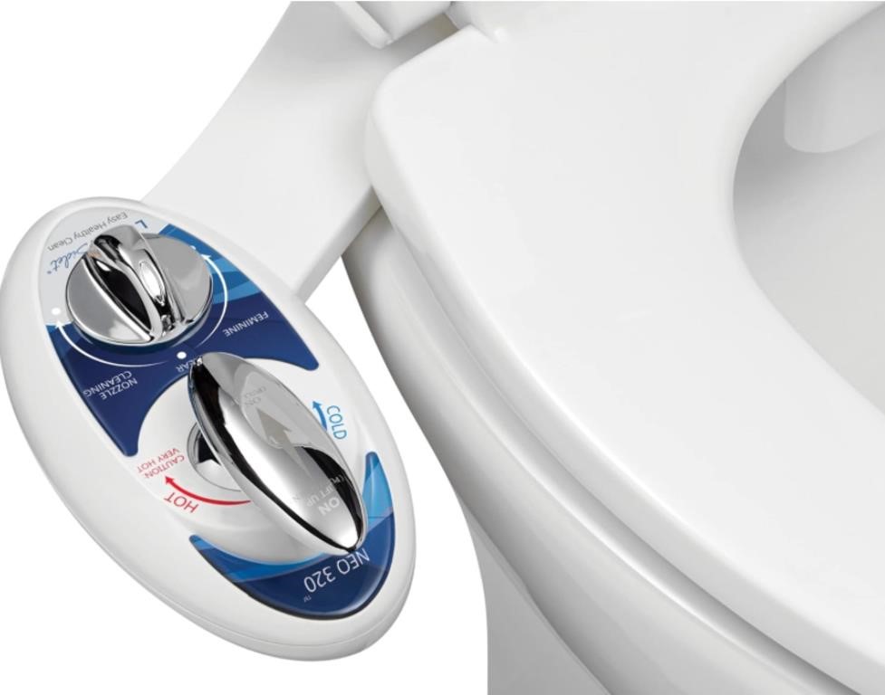 LUXE BIDET, SELF CLEANING DUAL NOZZLE HOT AND