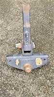 Heavy duty trailer hitch.