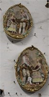 2pc Pucci Porcelain Plaques made in Japan