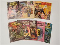 10) VINTAGE GOLD KEY COMIC BOOKS - BORIS,BEWITCHED