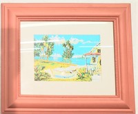 Beach bungalow picture Signed & Numered 1/50