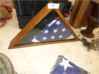 USA FLAG IN DISPLAY