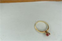 Vintage 14K Sz 7 1/4 Ruby Ring