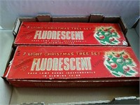 Fluorescent Christmas tree bulbs in original