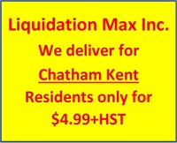 WE DELIVER FOR CHATHAM KENT RESIDENTS ONLY - $4.99