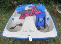 Sun Dolphin Sun Slider 4 person paddle boat with