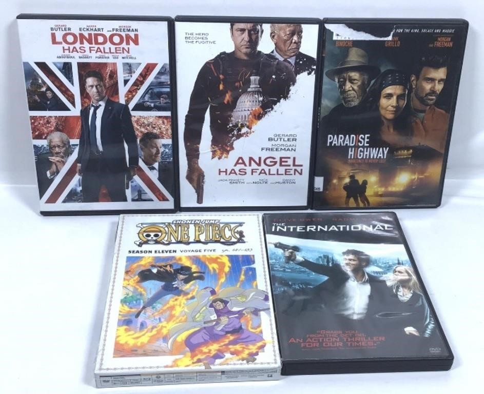 New Open Box Lot of 5 DVD’s