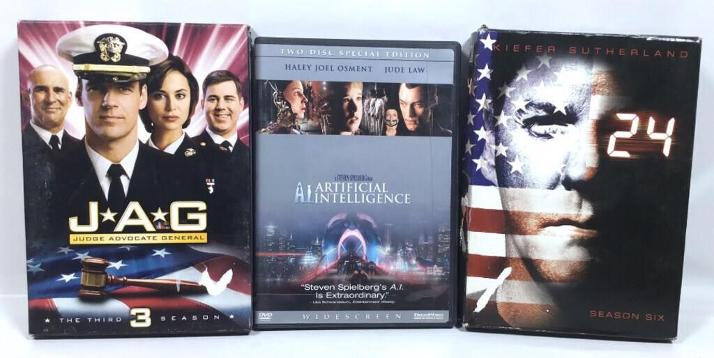 New Open Box Lot of 3 DVD’s