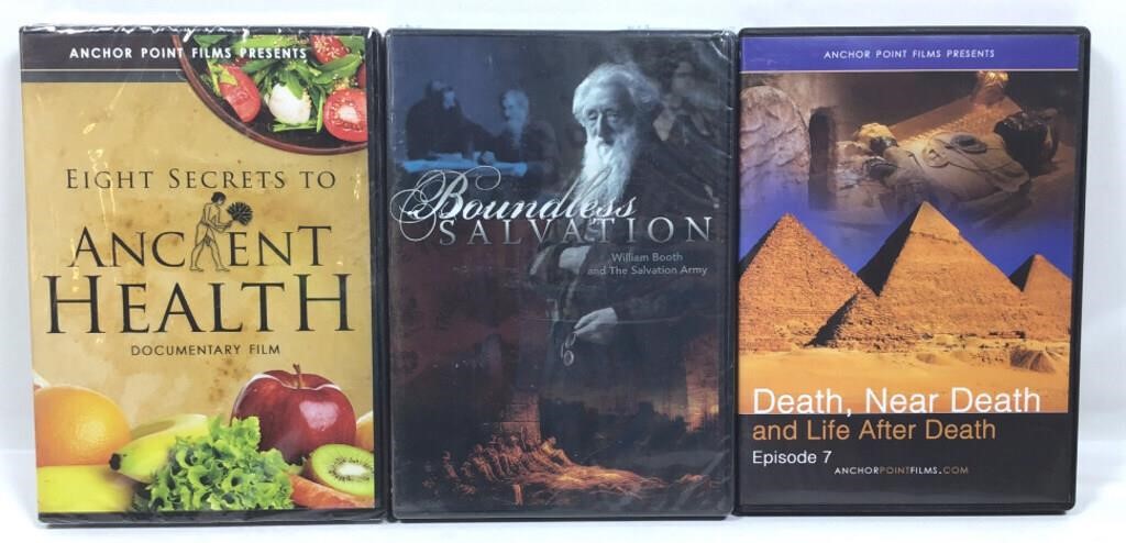 New Open Box Lot of 3 DVD’s