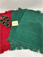 Christmas Placemats Napkin Rings