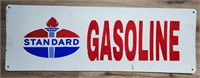 Standard Gasoline Advertising Sign. Single sided