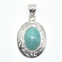 S/Sil Turquoise(9.2ct) Pendant