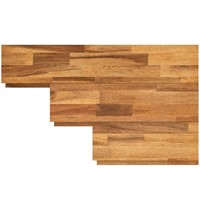 Acacia Shiplap 1219 x 152 x 10 mm, 5-Pack, Golden