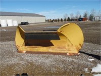 BOMNELL 9' SNOW PLOW WITH SKID STEER MOUNTS
