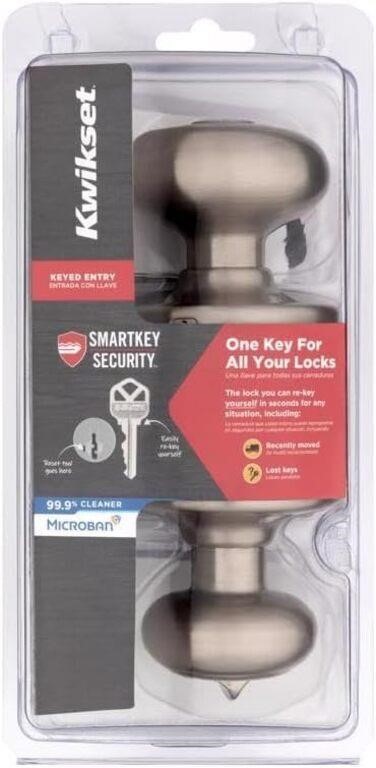 C2261  Kwikset SmartKey Entry Knob, 2-3/4 in.