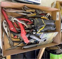 Box of Assorted Hand Tools