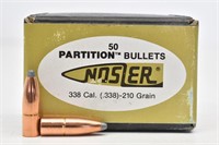 Nosler 47 Partition 338 Cal 210 Grain Bullets