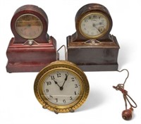 Three Antique Clocks - E.W. Jansen, Dittco, Darche