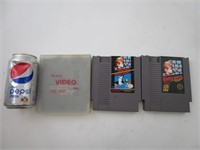 3 Cassettes Nintendo