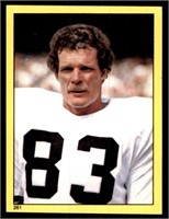 Sticker Ted Hendricks Oakland Raiders