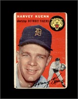 1954 Topps #25 Harvey Kuenn VG to VG-EX+