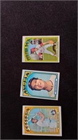 3 Lot Willie Crawford, ken McMullen Trading card 1