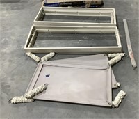 4-Metal frames-16 x 2.5 x 42 w/door bottom sweep