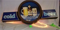 olympia beer sign (lights)