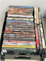 approx 100 DVD & BLU Ray movies