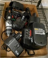 ASSORTED POWER TOOLS AND BATTERIES