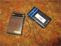 2 transistor radios-Realistic and long