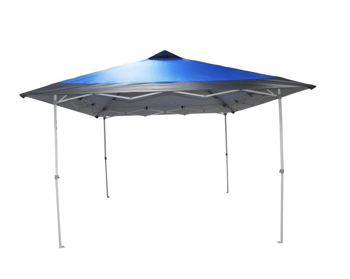 Everbilt 12 ft. x 12 ft. Blue Mega Shade Pop-Up Ca