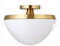 Meyer&Cross Durant 12.63 in. 1-Light Brass and