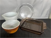 Clear Glass Pyrex Pie Plate  Small Pyrex