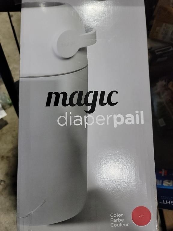 Magic Baby Diaper Pail, Patented Odor-Stop