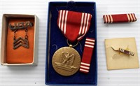 (2) VINTAGE MILITARY RIBBONS / AWARDS