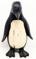 Wooden Penguin Figure