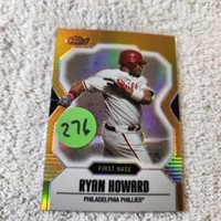 2007 Finest Gold Refractor Ryan Howard